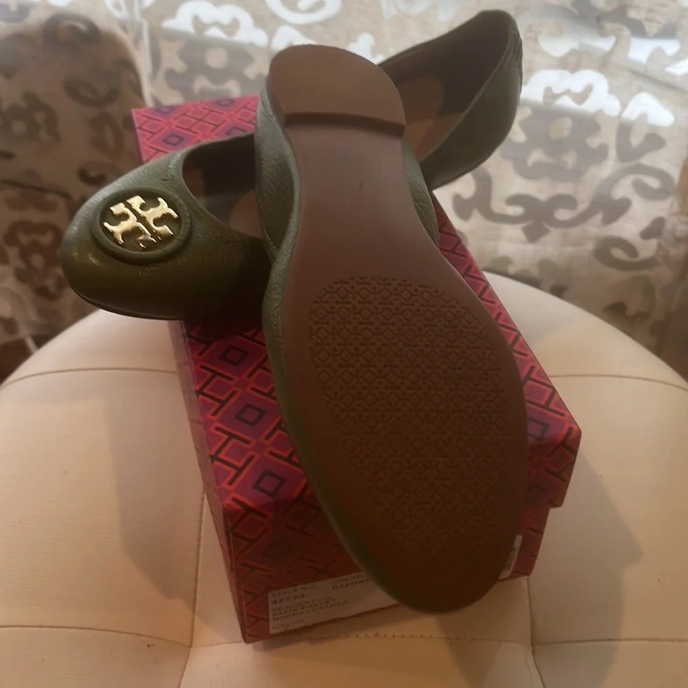 Tory Burch Allie Ballet Nappa Leather Flat - Picture 3 of 7